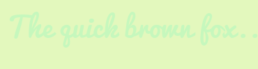 Image with Font Color C6F8BD and Background Color E3F8BD